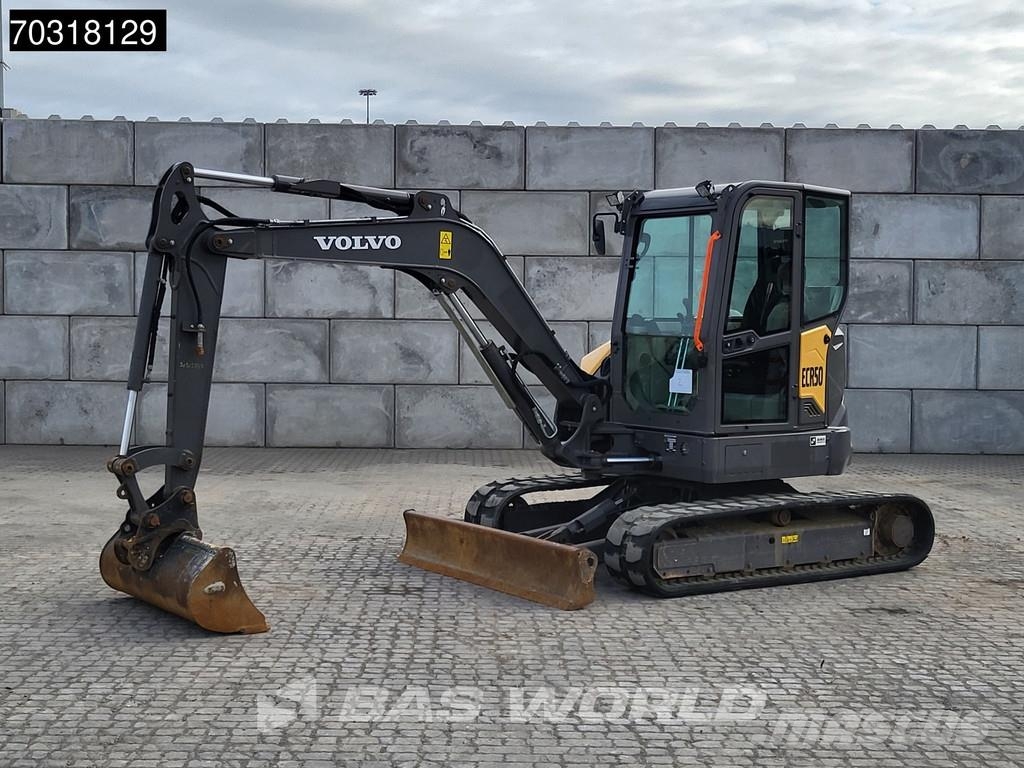 Volvo ECR50 F A/C - 3 Buckets Mini ekskavatörler, 7 tona dek