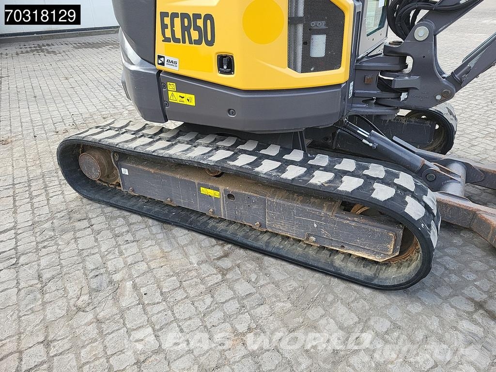 Volvo ECR50 F A/C - 3 Buckets Mini ekskavatörler, 7 tona dek