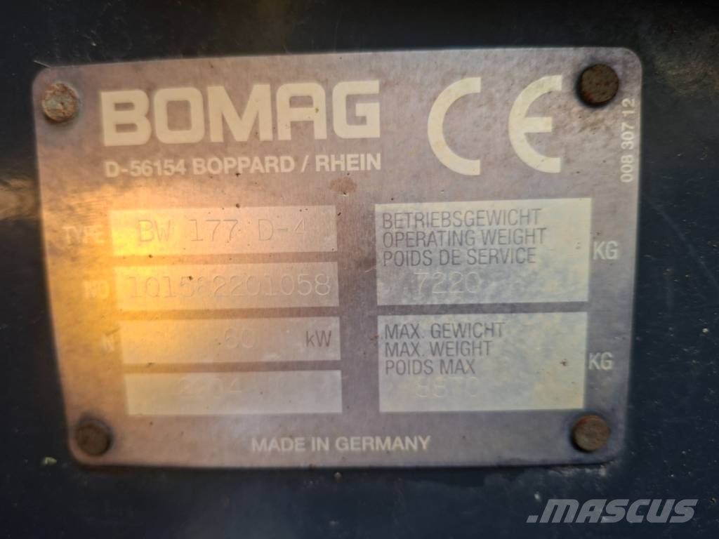 Bomag BW 177 D H-4 Walce jednobębnowe