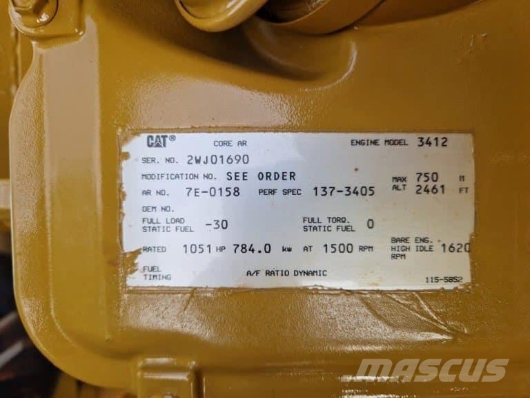 CAT 3412 Diesel generatoren