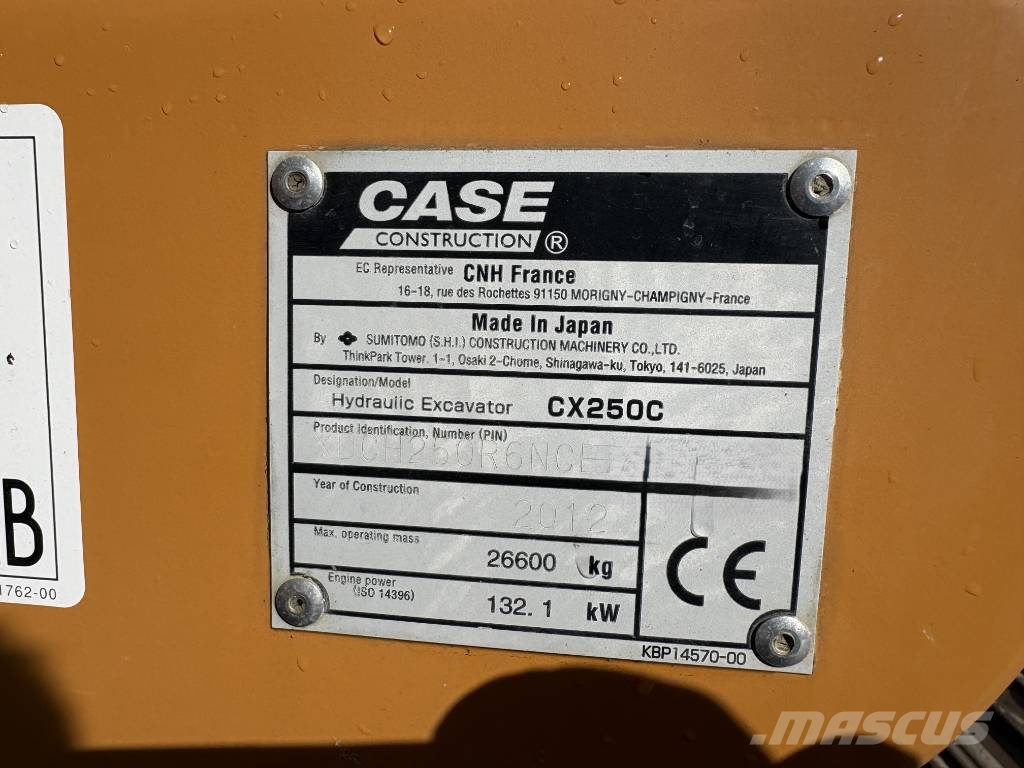 CASE CX250 C NLC 履带挖掘机