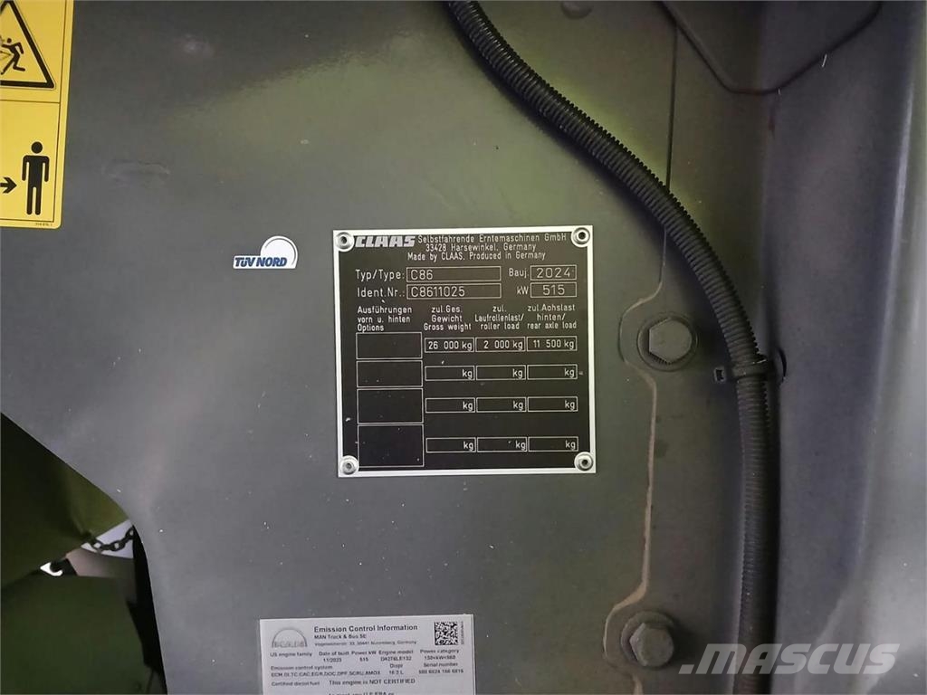 CLAAS Lexion 8800 TT Kombajni
