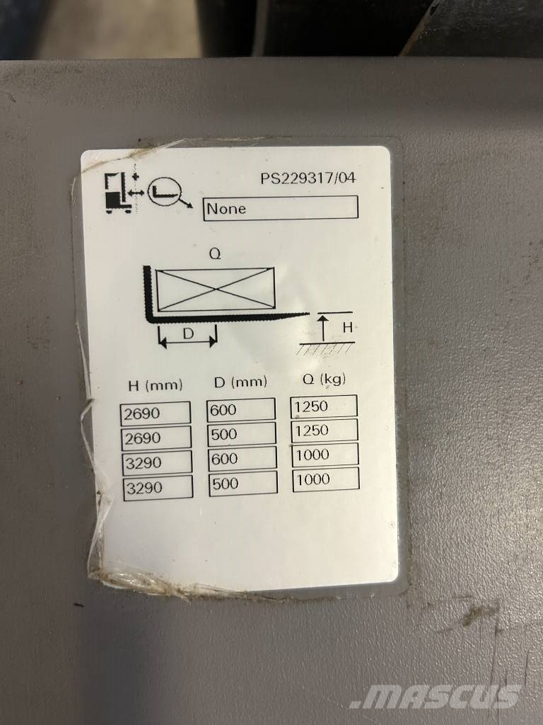UniCarriers PS125TFV329 Käyden ajettavat pinoamistrukit
