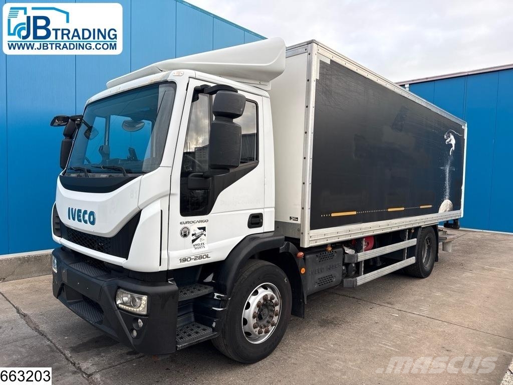 Iveco Eurocargo 190EL28 EURO 6, Dhollandia, Telma Box body trucks
