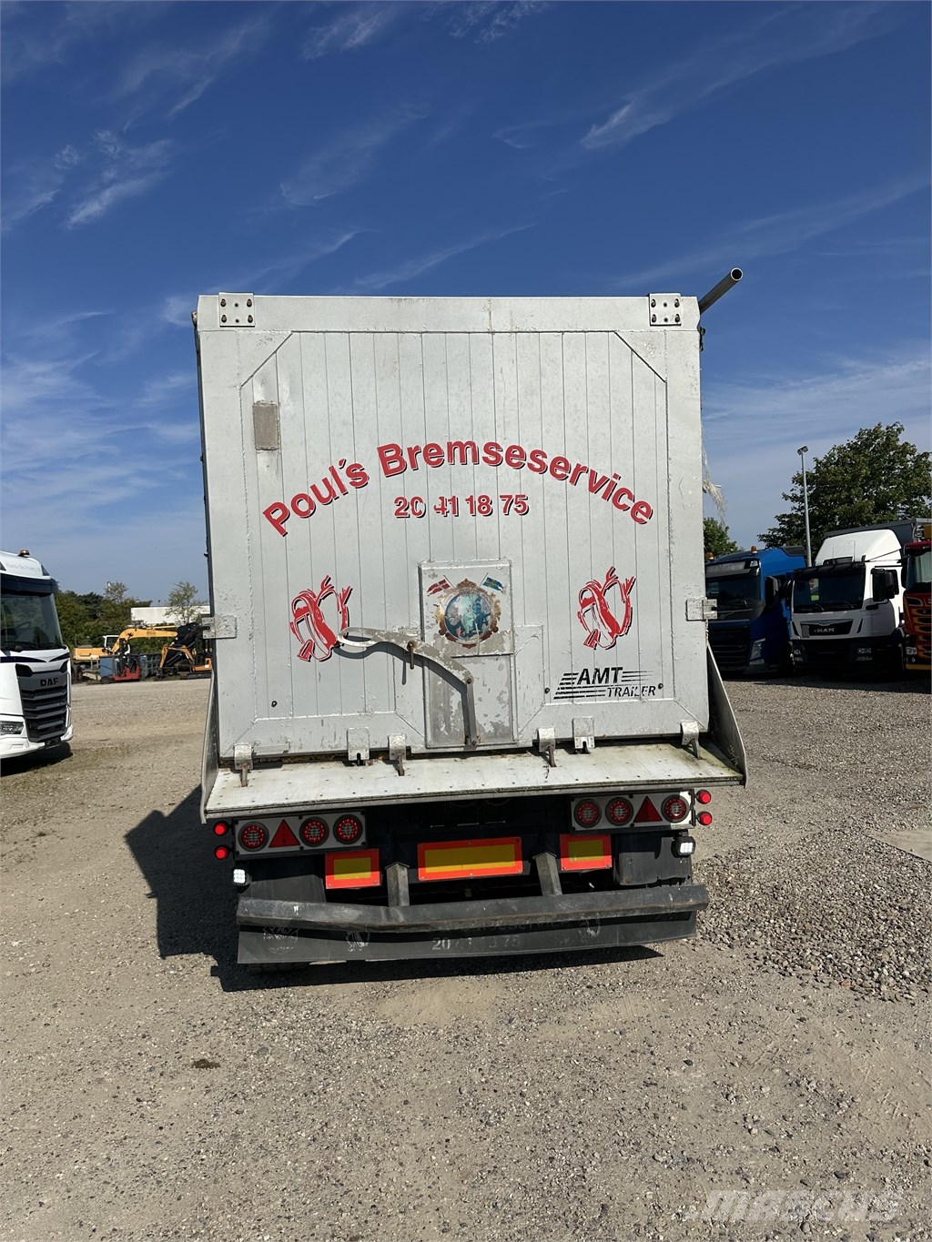 MTDK TK400 4 aks tipper / 61m3 / Nedfældbar sider نصف مقطورات قلابة