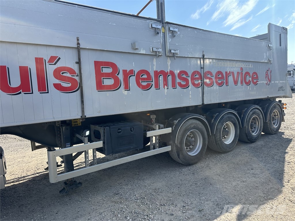 MTDK TK400 4 aks tipper / 61m3 / Nedfældbar sider نصف مقطورات قلابة