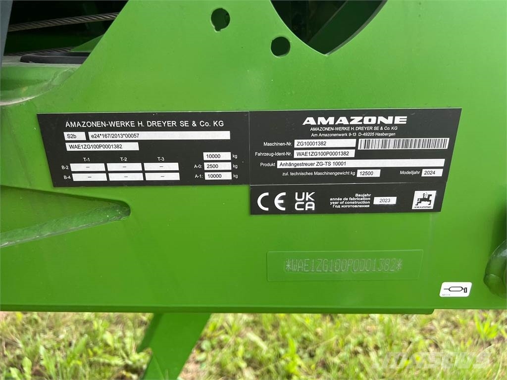 Amazone Anhängestreuer ZG-TS 10001 Rozmetadlá priemyselných hnojív