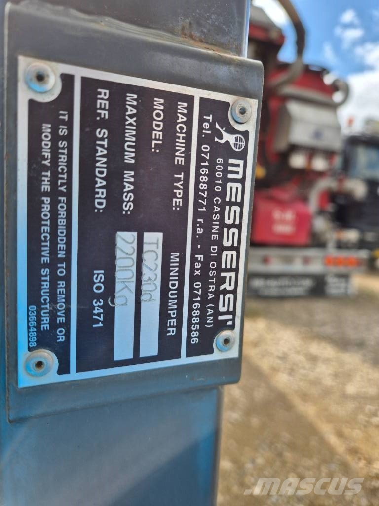 Messersi TC230d //GOOD CONDITION LOW HOURS// Belt dumper Ερπυστριοφόρα Dumpers - Ντάμπερ