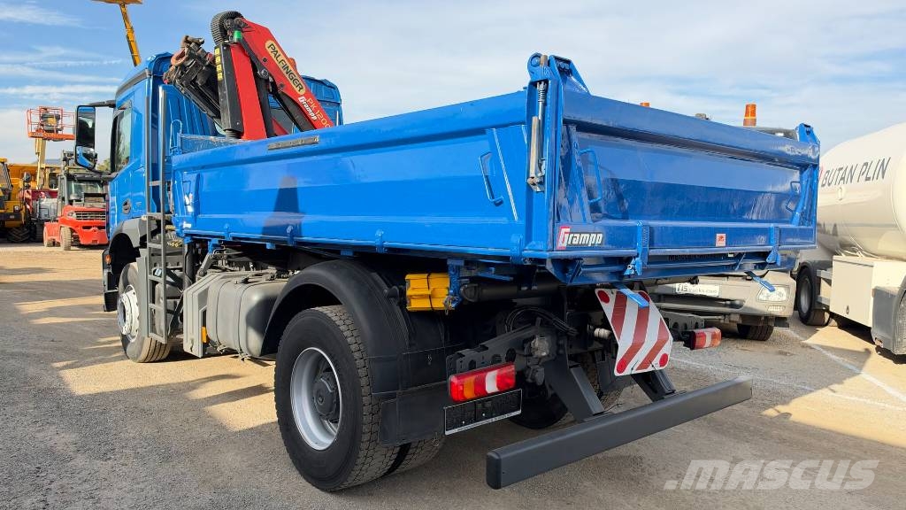 Mercedes-Benz AROCS 1830 4X2 meiller tipper - crane PK12002 Kiper tovornjaki