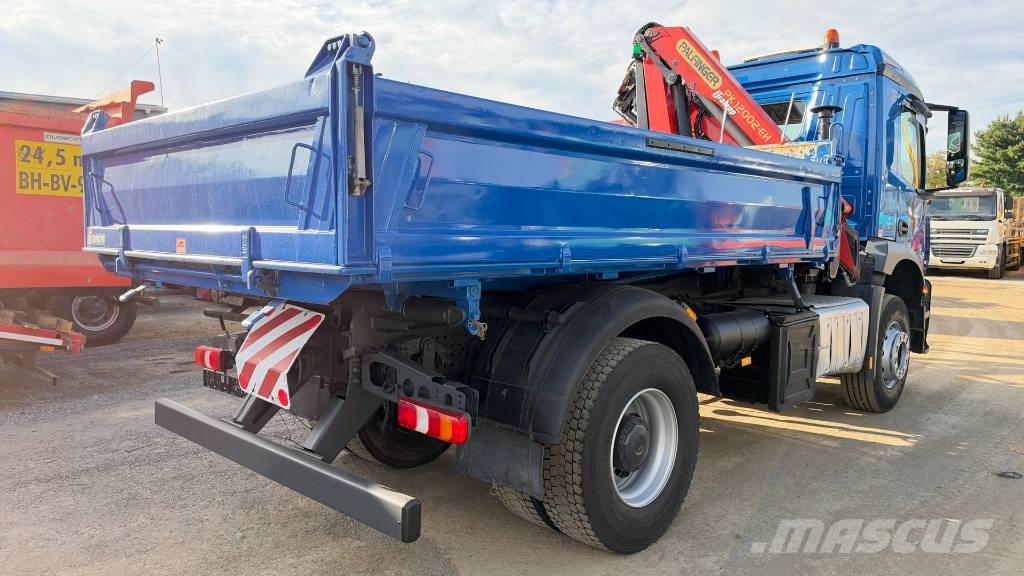 Mercedes-Benz AROCS 1830 4X2 meiller tipper - crane PK12002 Kiper tovornjaki