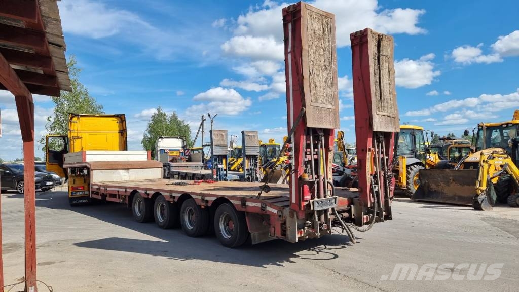 Es-ge ZS0U-25.2N 4×axle Semirremolques de carga baja