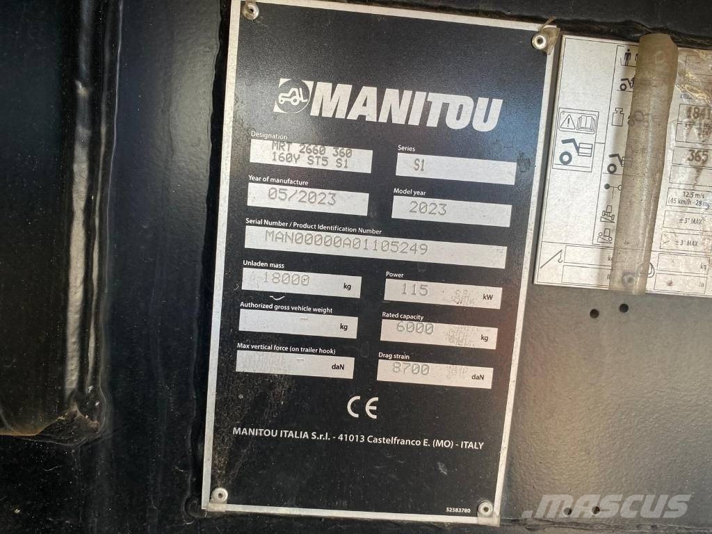 Manitou MRT2660 Telescopic handlers