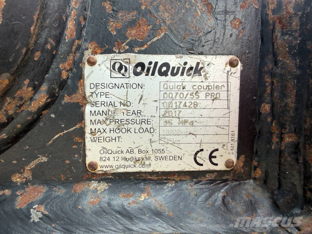 OilQuick OQ70/55 - 329D / 329E / 330F / 330 Quick connectors