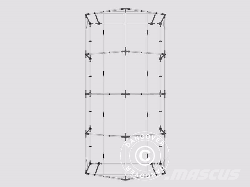Dancover Storage Shelter PRO XL 4x8x2,5x3,6m PVC Telthal Andere Zubehörteile