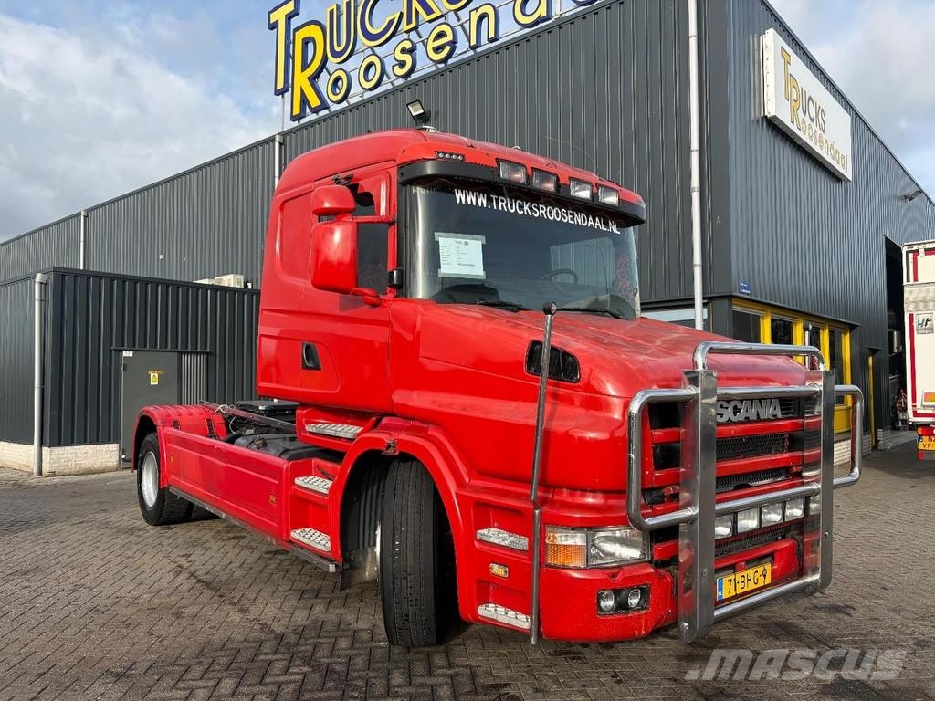 Scania T 124 LA 4X2 NA400 + manual + euro 2 + 4.70m wheel Τράκτορες