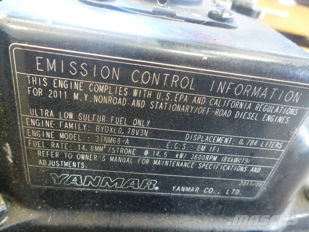 Motor Yanmar 3TNM68-ALH Motores