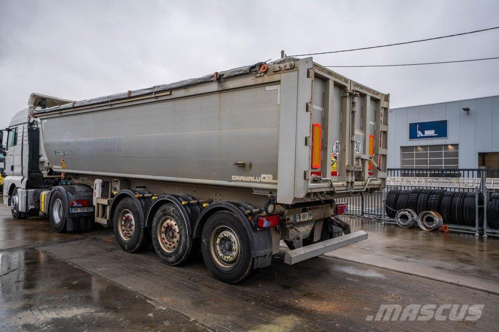  Granalu ALU- TP 28m3 +BACHE ELEC CRAMARO Напівпричепи-самоскиди
