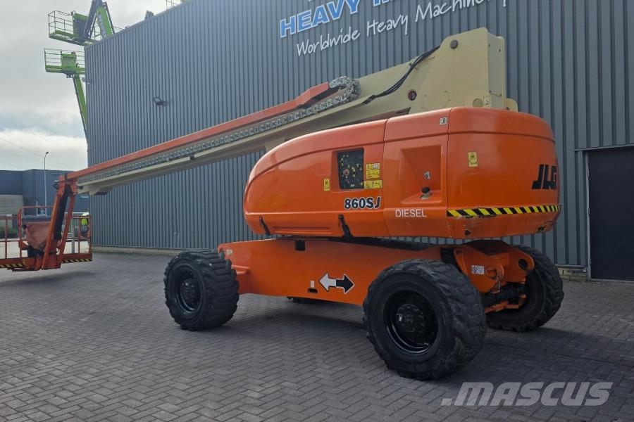 JLG 860SJ Diesel, 4x4 Drive, 28.2m Working Height, 22. لوادر انزلاقية التوجيه