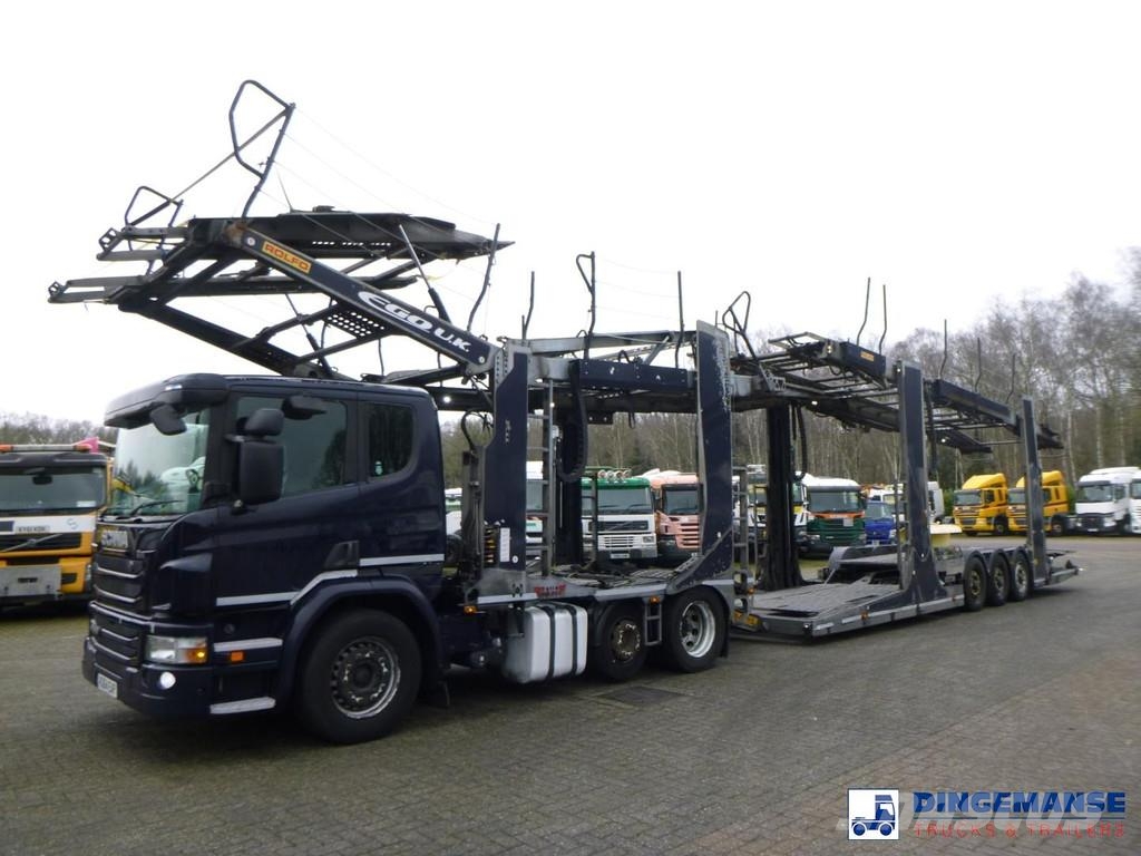 Scania P 410 6x2 RHD Rolfo car transporter Camiones portavehículos