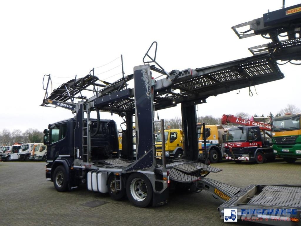 Scania P 410 6x2 RHD Rolfo car transporter Camiones portavehículos