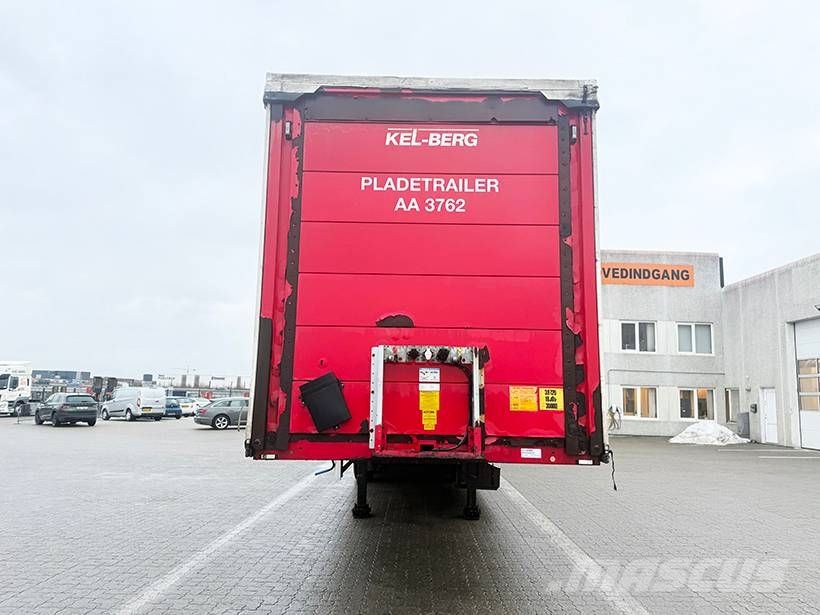 Kel-Berg 4 axle Curtainsider / Planenauflieger Semi-trailer med Gardinsider