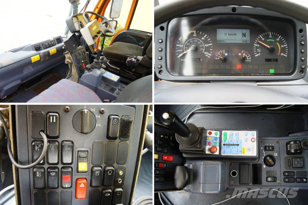 Unimog UNIMOG U400 /TÜV/Hydrostat/VarioPilot/4m³ Streuer Nosiče nářadí