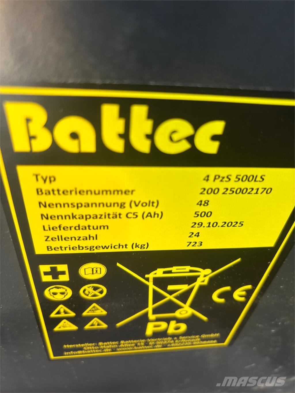 Jungheinrich EFG 215 Batterie Neu 10/25 Elektrische heftrucks