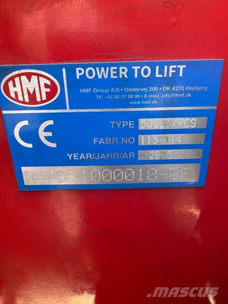 HMF 5020 K7 RCS + FJ600K4 +WINCH 2,5TON Loader cranes