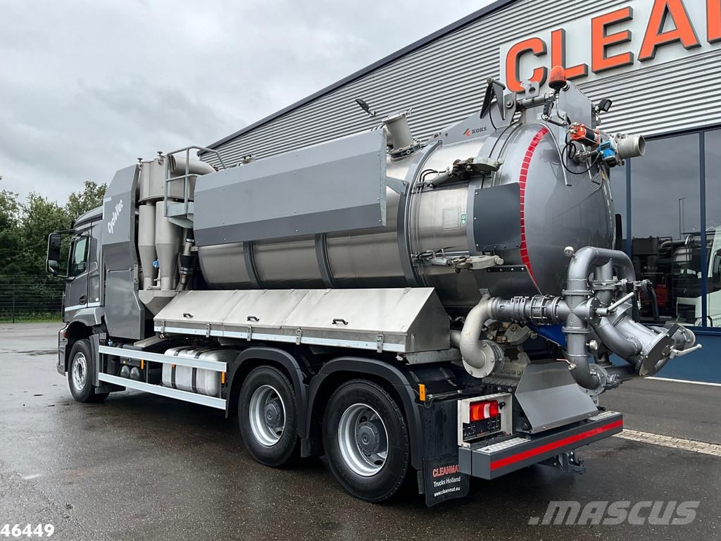 Mercedes-Benz Arocs 2643 6x4 Koks Cyclovac Vacuum Droge stoffen 콤비/진공 트럭