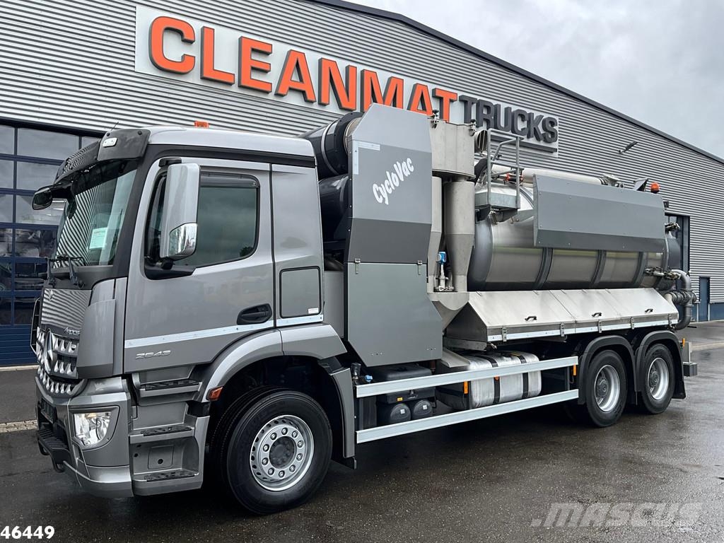 Mercedes-Benz Arocs 2643 6x4 Koks Cyclovac Vacuum Droge stoffen 콤비/진공 트럭