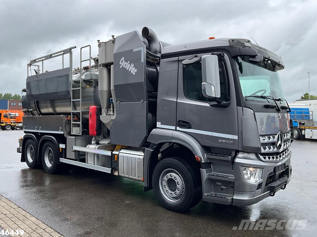 Mercedes-Benz Arocs 2643 6x4 Koks Cyclovac Vacuum Droge stoffen 콤비/진공 트럭