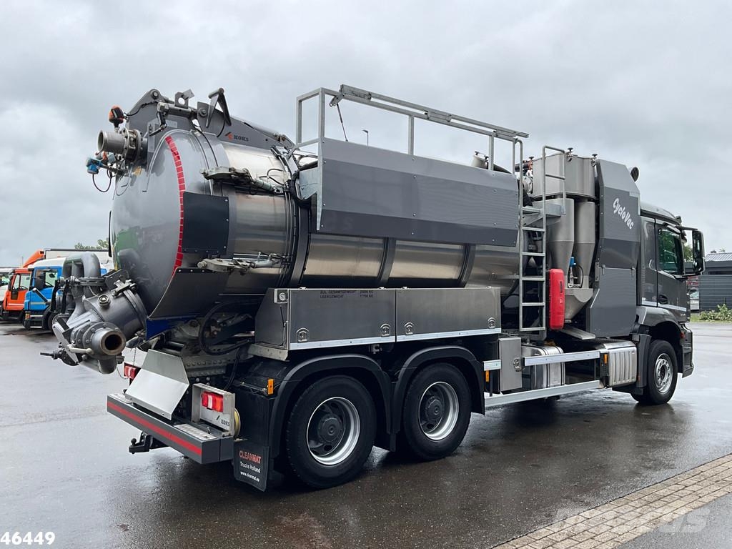 Mercedes-Benz Arocs 2643 6x4 Koks Cyclovac Vacuum Droge stoffen 콤비/진공 트럭