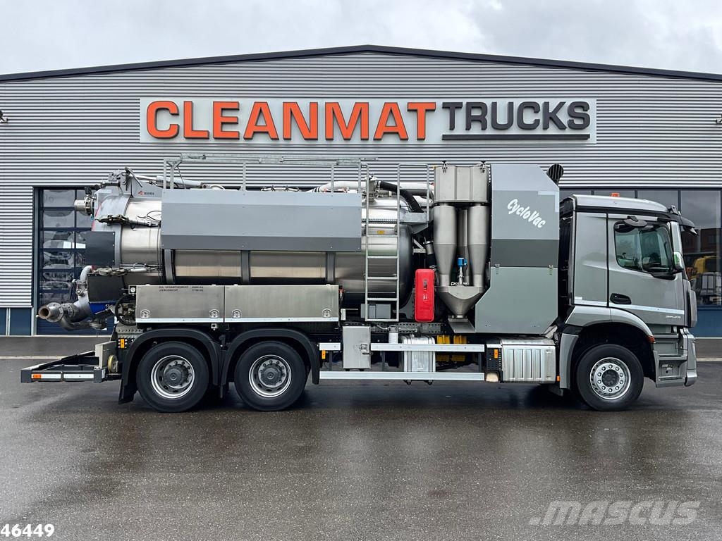 Mercedes-Benz Arocs 2643 6x4 Koks Cyclovac Vacuum Droge stoffen 콤비/진공 트럭