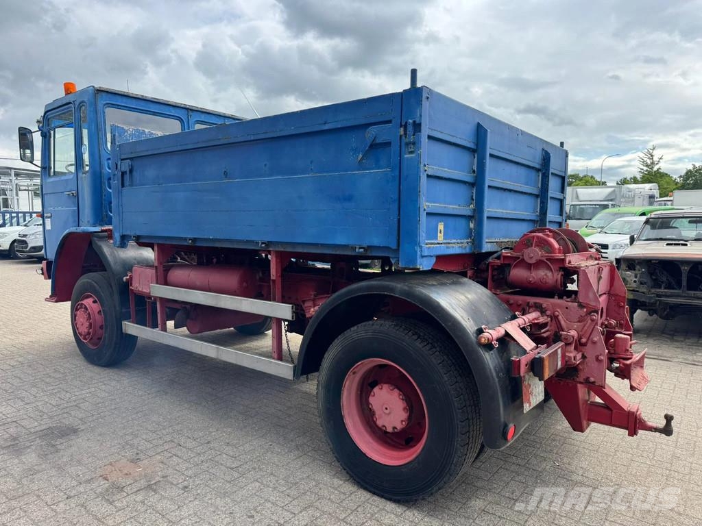 MAN F8 **19.280-4x4-GERMAN TRUCK** شاحنات مسطحة/مفصلية الجوانب