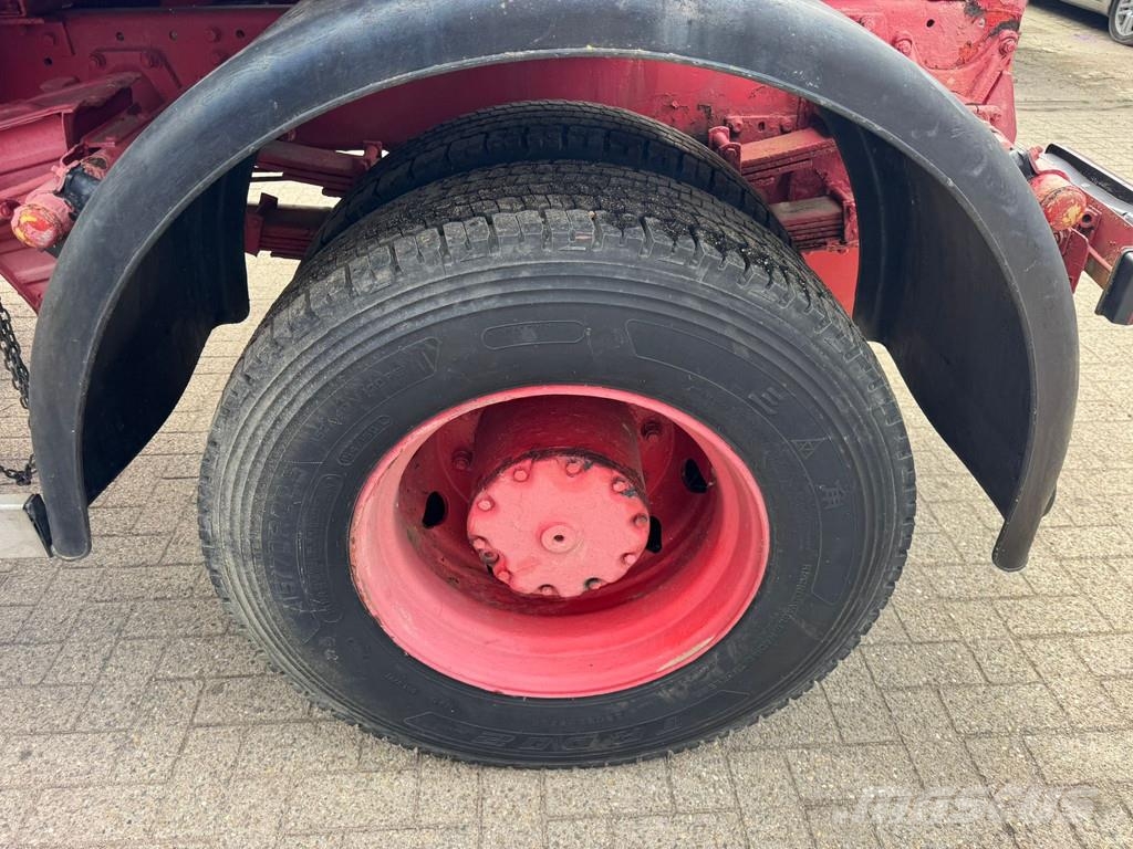 MAN F8 **19.280-4x4-GERMAN TRUCK** شاحنات مسطحة/مفصلية الجوانب