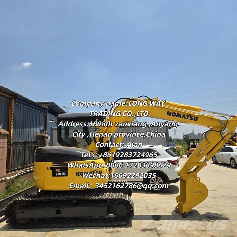 Komatsu PC 78 소형 굴삭기 7톤 미만
