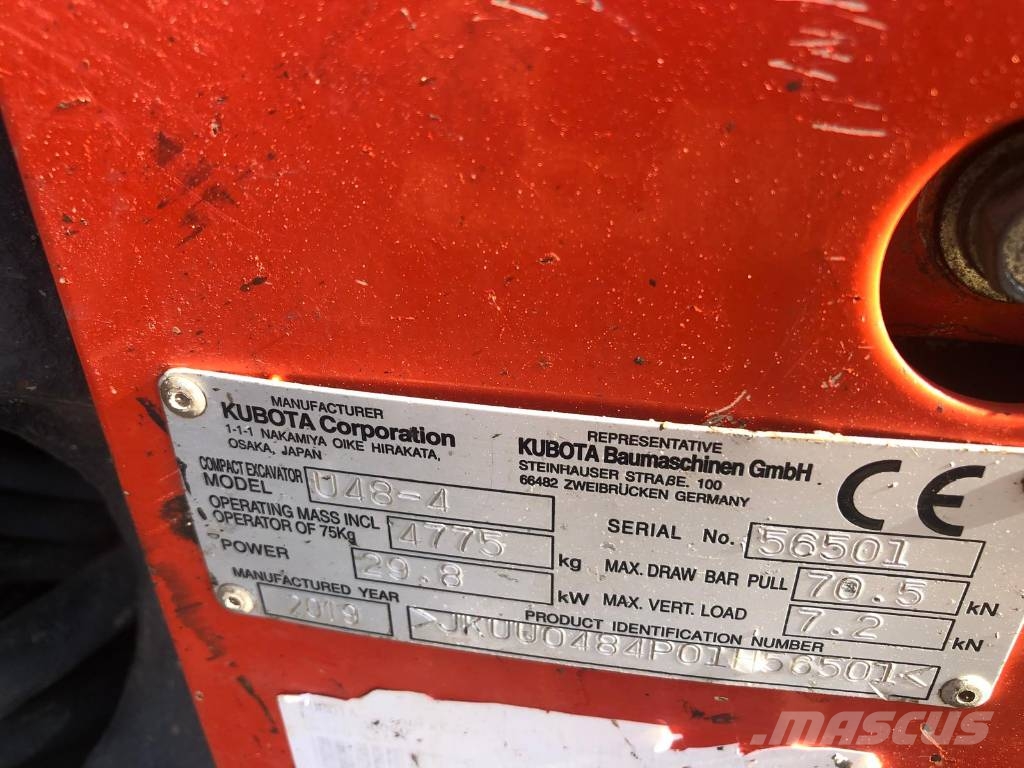 Kubota U 48-4 Miniexcavadoras