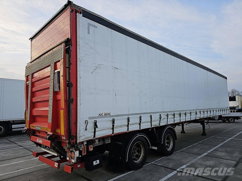 Kel-Berg S3582 2 AXLE TAILLIFT Semirremolques de caja de lona