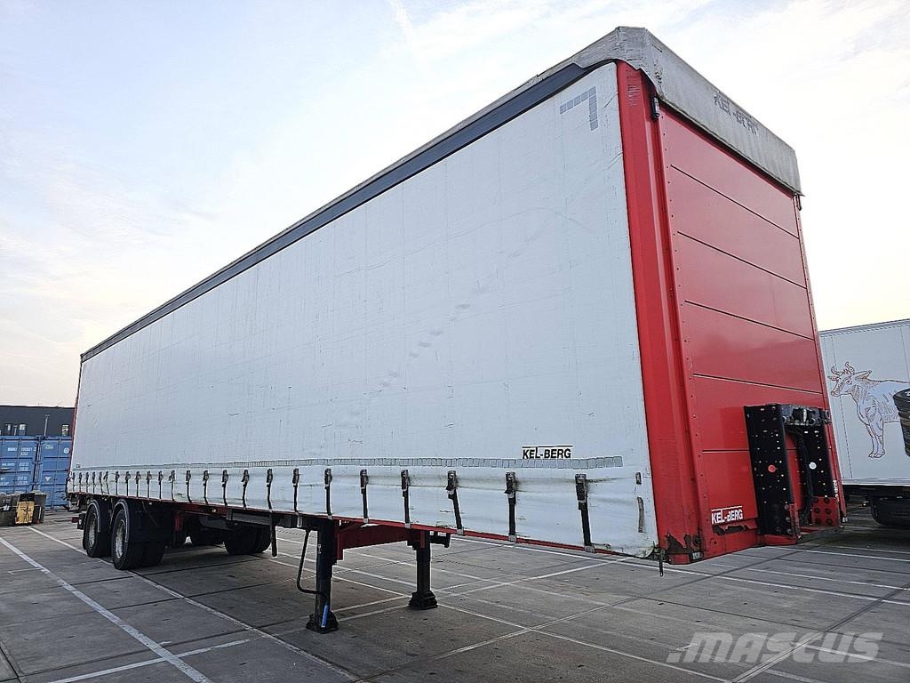 Kel-Berg S3582 2 AXLE TAILLIFT Semirremolques de caja de lona