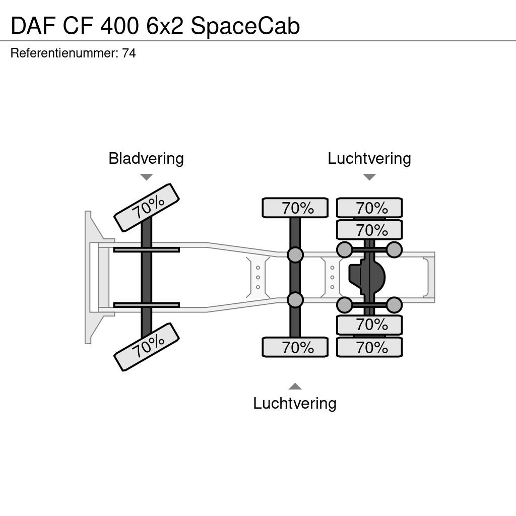 DAF CF 400 6x2 SpaceCab Sadulveokid