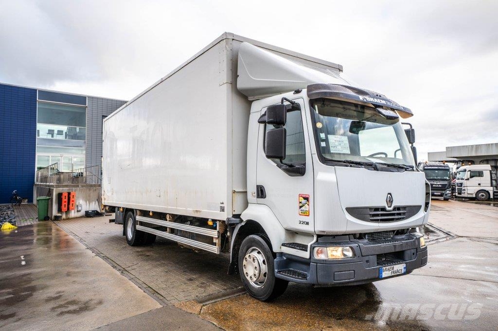 Renault MIDLUM 220 (16T)+ DHOLLANDIA 2T. Box trucks