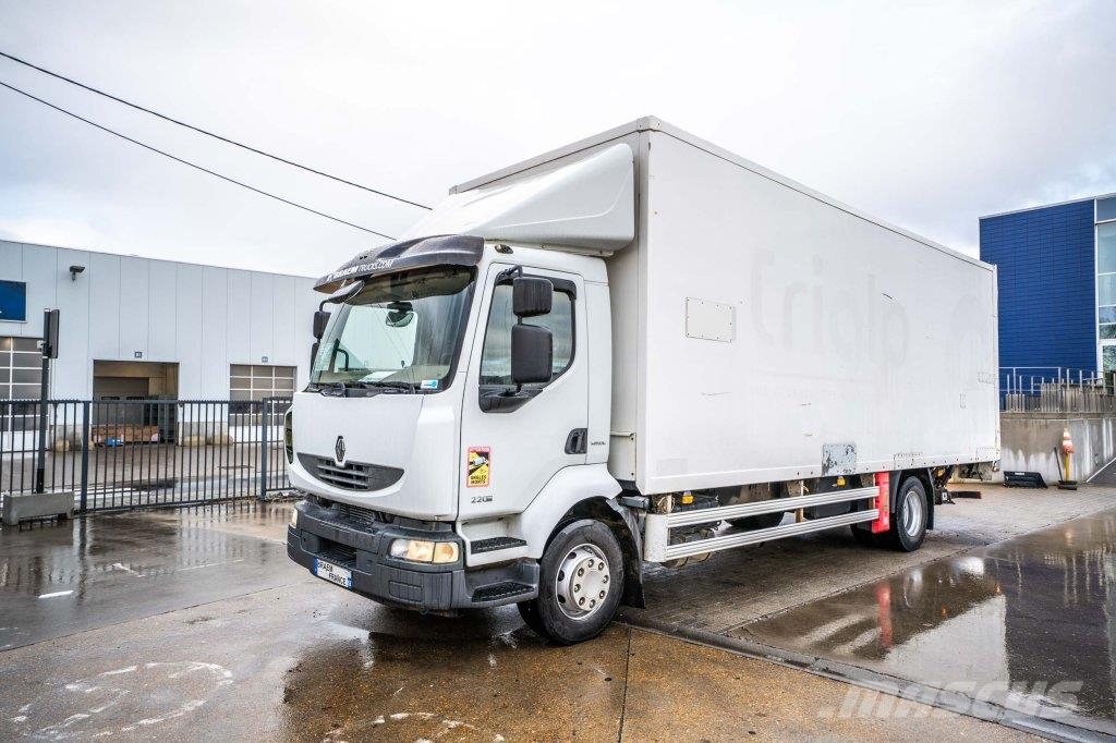 Renault MIDLUM 220 (16T)+ DHOLLANDIA 2T. Box trucks