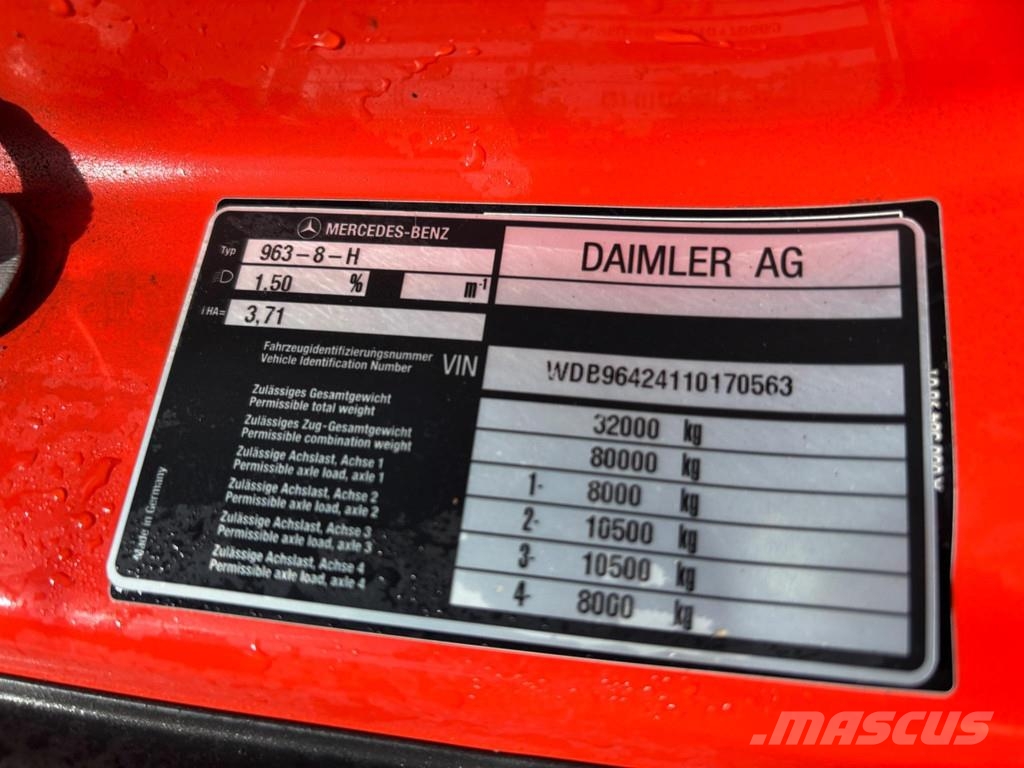 Mercedes-Benz AROCS 3251 TRIDEM 8x4*4 EURO6 + JOAB 1470mm Camiones polibrazo
