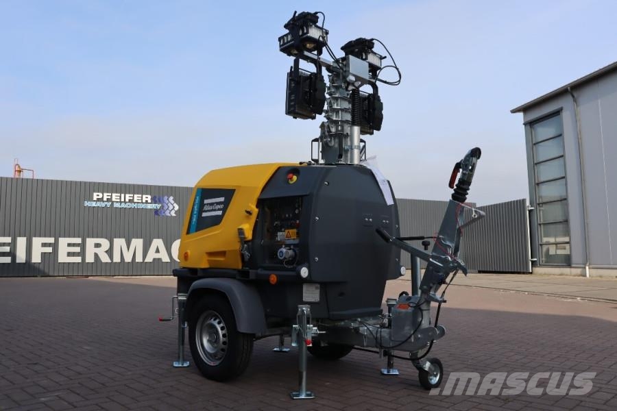 Atlas Copco Hilight H6+ Valid inspection, Max Boom Height 8m, أبراج خفيفة