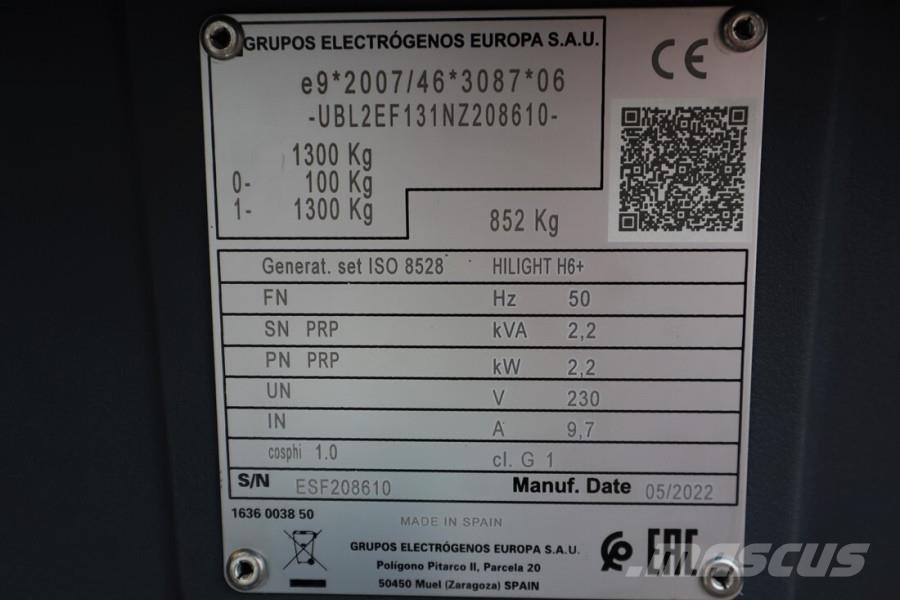 Atlas Copco Hilight H6+ Valid inspection, Max Boom Height 8m, أبراج خفيفة