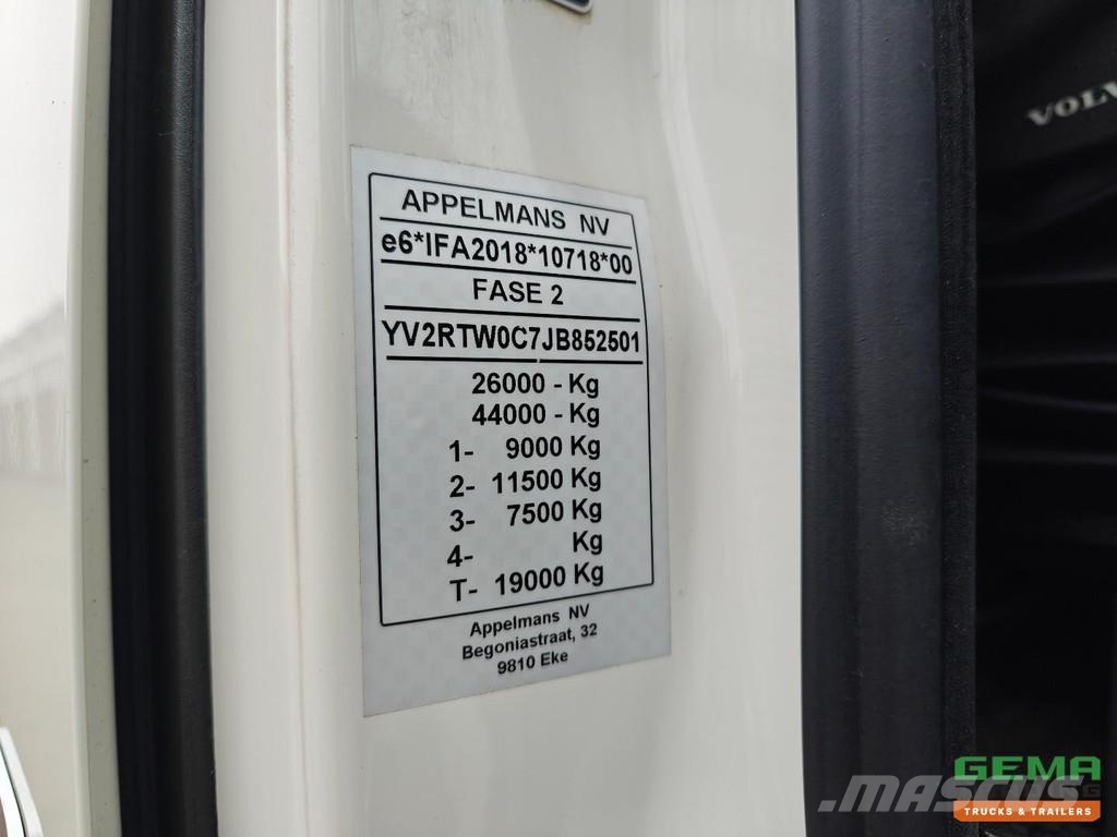 Volvo FH420 6x2/4 GlobeTrotter Euro6 - Hiab 21T Hooklift Rol kiper kamioni sa kukom za podizanje tereta