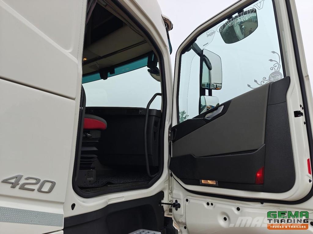 Volvo FH420 6x2/4 GlobeTrotter Euro6 - Hiab 21T Hooklift Rol kiper kamioni sa kukom za podizanje tereta