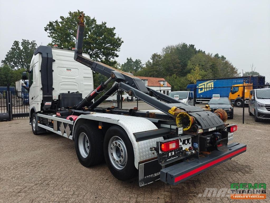 Volvo FH420 6x2/4 GlobeTrotter Euro6 - Hiab 21T Hooklift Rol kiper kamioni sa kukom za podizanje tereta
