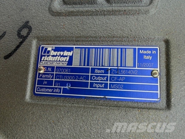 Atlas Copco BOOMER XE 3 BREVINI USED GEARS Drilling equipment accessories and spare parts