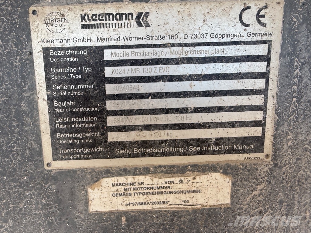  KLEMAN REINER MR 130Z طواحين